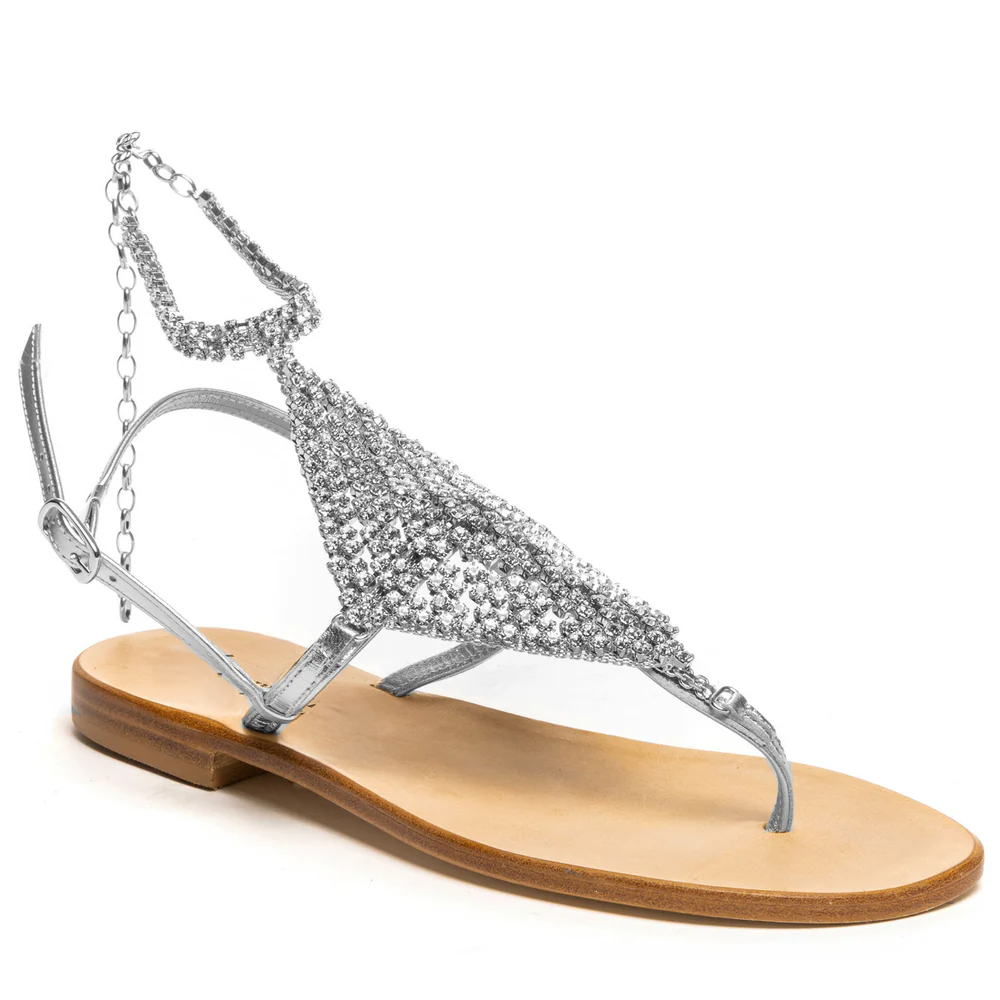 Sandals Olbia Silver
